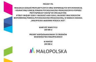 Zdjęcie z galerii I spotkanie grupy wsparcia dla rodziców – 30.05.2025r.